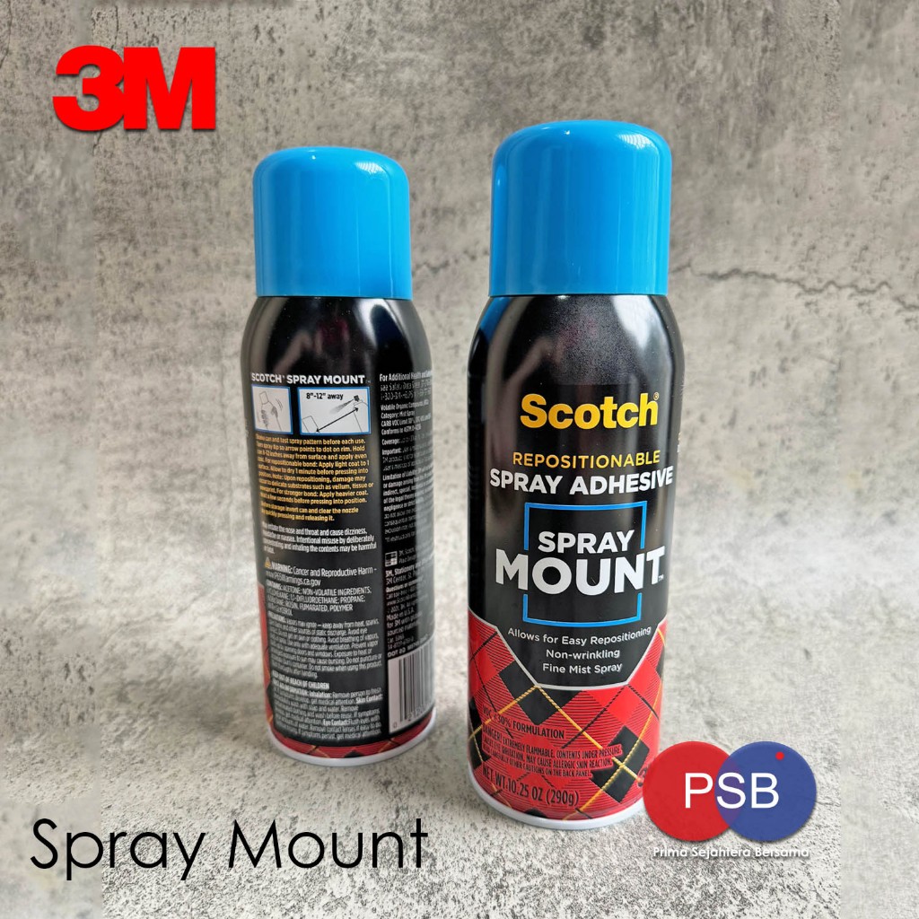 Spray Mount 3M Scotch / Lem Semprot / Spray Adhesive