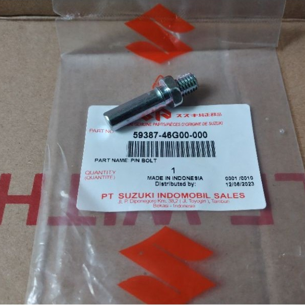 PIN BAUT BREKET KALIPER DEPAN ATAU BELAKANG SUZUKI SATRIA 2 TAK SATRIA FU 150 SPIN 125 SKYWAVE SKYDR
