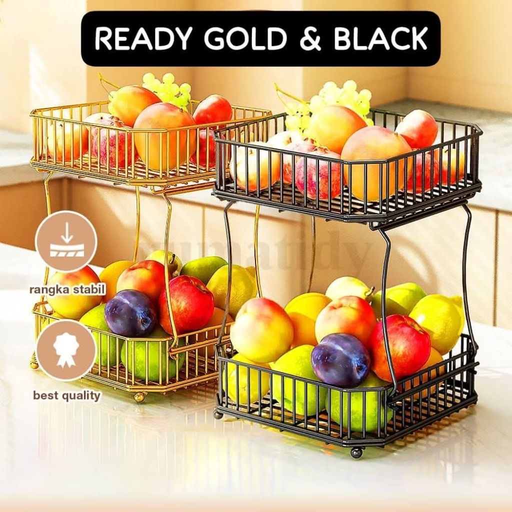 keranjang besi susun 2
