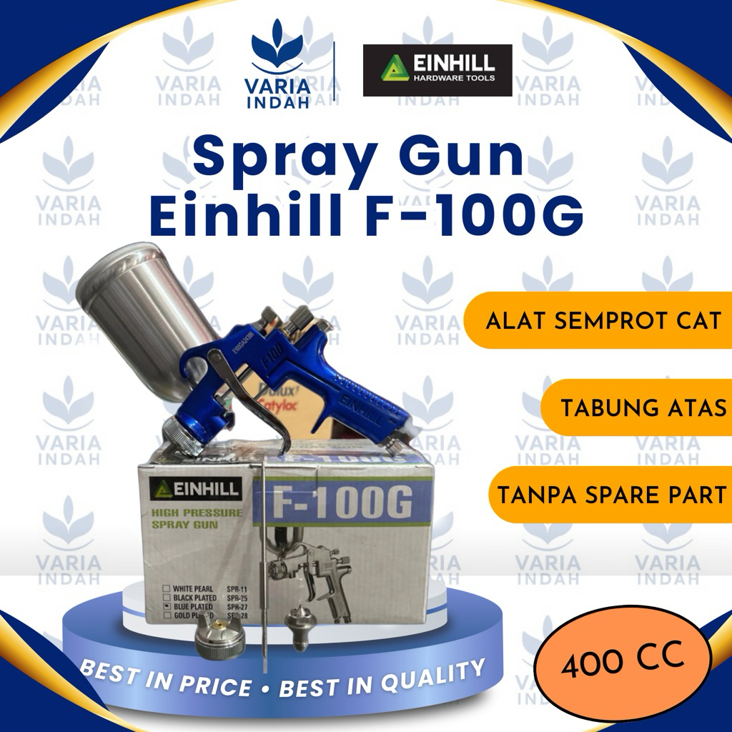 Spray Gun Einhill F100 G tanpa spare part tabung atas