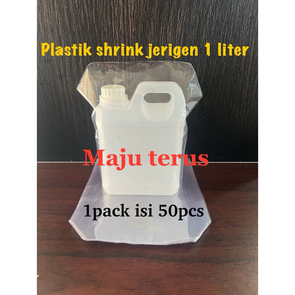 isi 50 pcs plastik shrink plastik segel jerigen 1liter 1000ml jerigen pendek