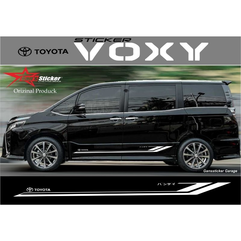 Premium Sticker Cutting Signature Style Toyota Voxy | Accessories Exterior All New Toyota Voxy