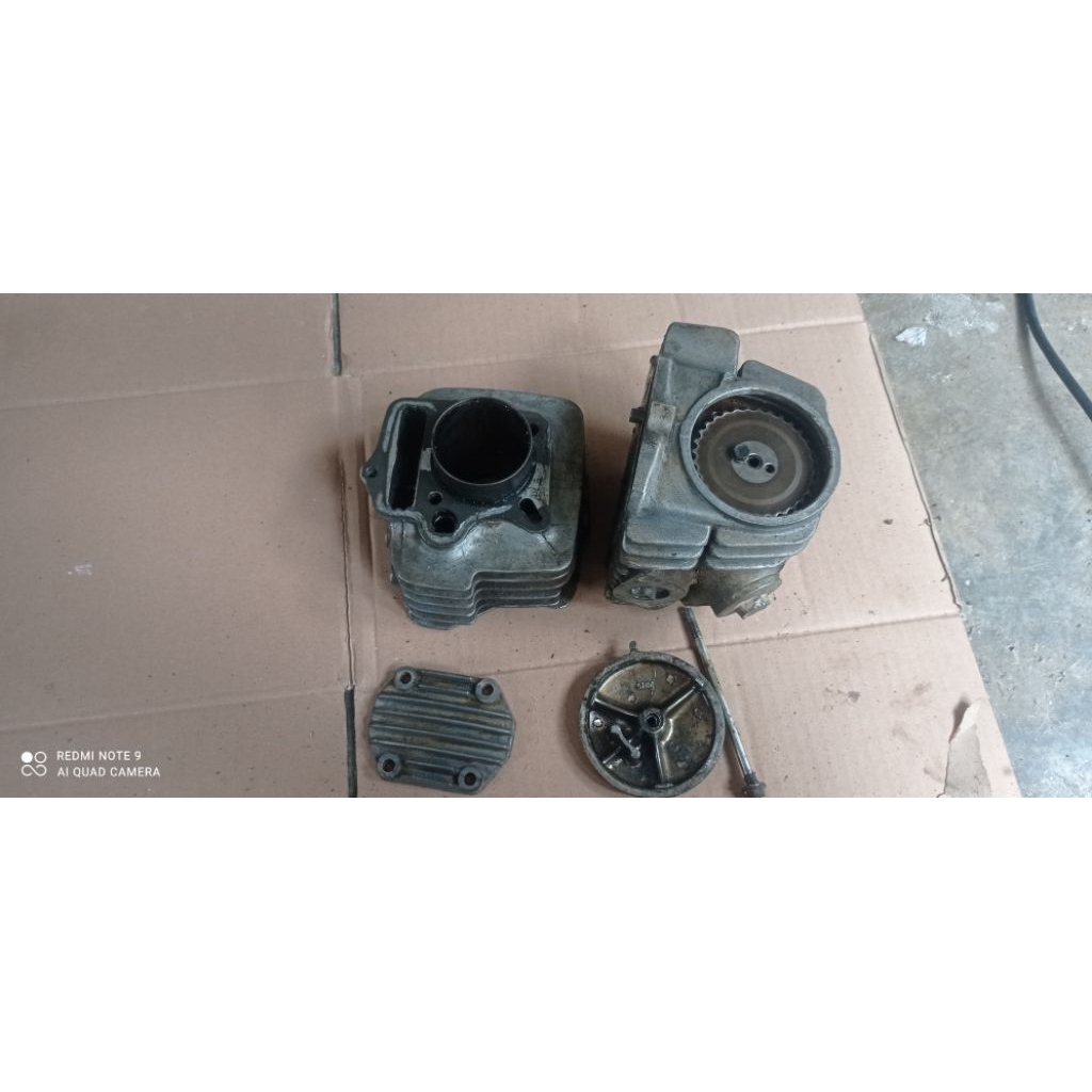 BLOK HEAD BLOK KOP SILINDER KOP SUPRA LAMA ORIGINAL COPOTAN