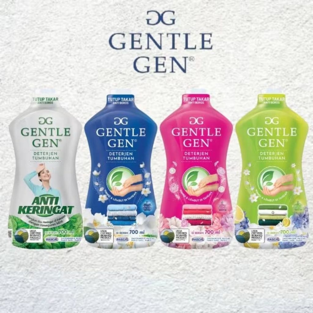 [Harga Grosir] Sabun cair Gentle gen botol biru Morning Breeze 700 Ml