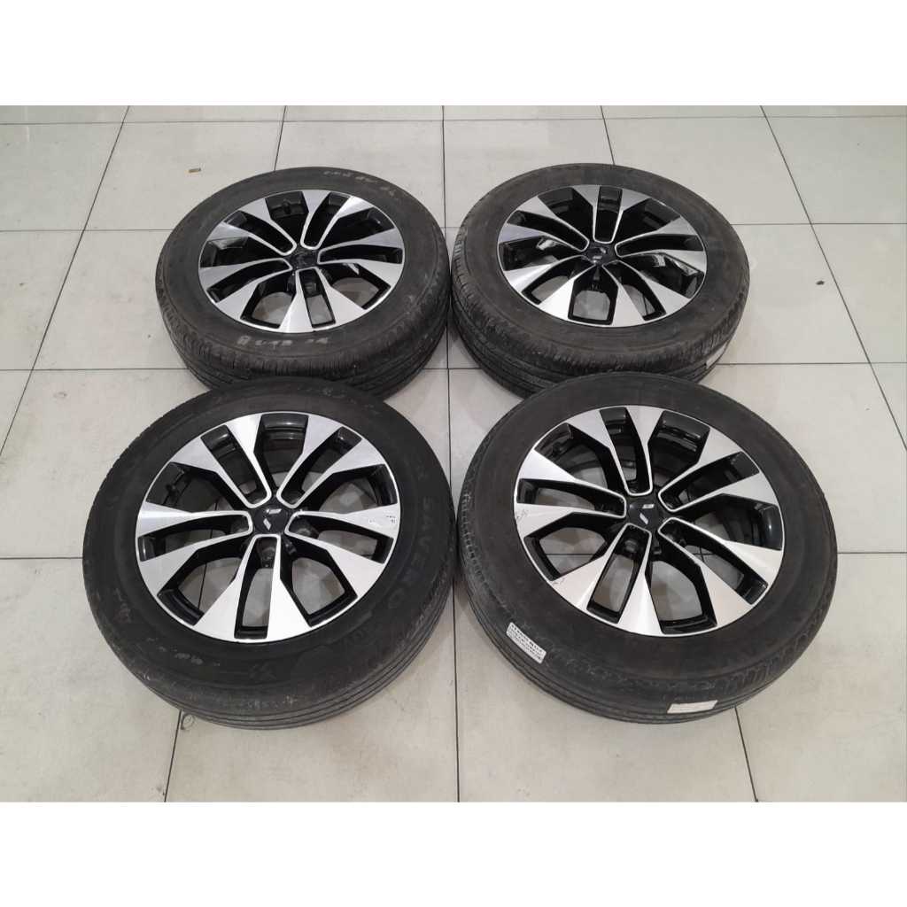 Velg Mobil ORIGINAL Copotan WULING ALMAZ Ring 17 Baut 5x114 + Ban 215 60 r17 Siap pakai