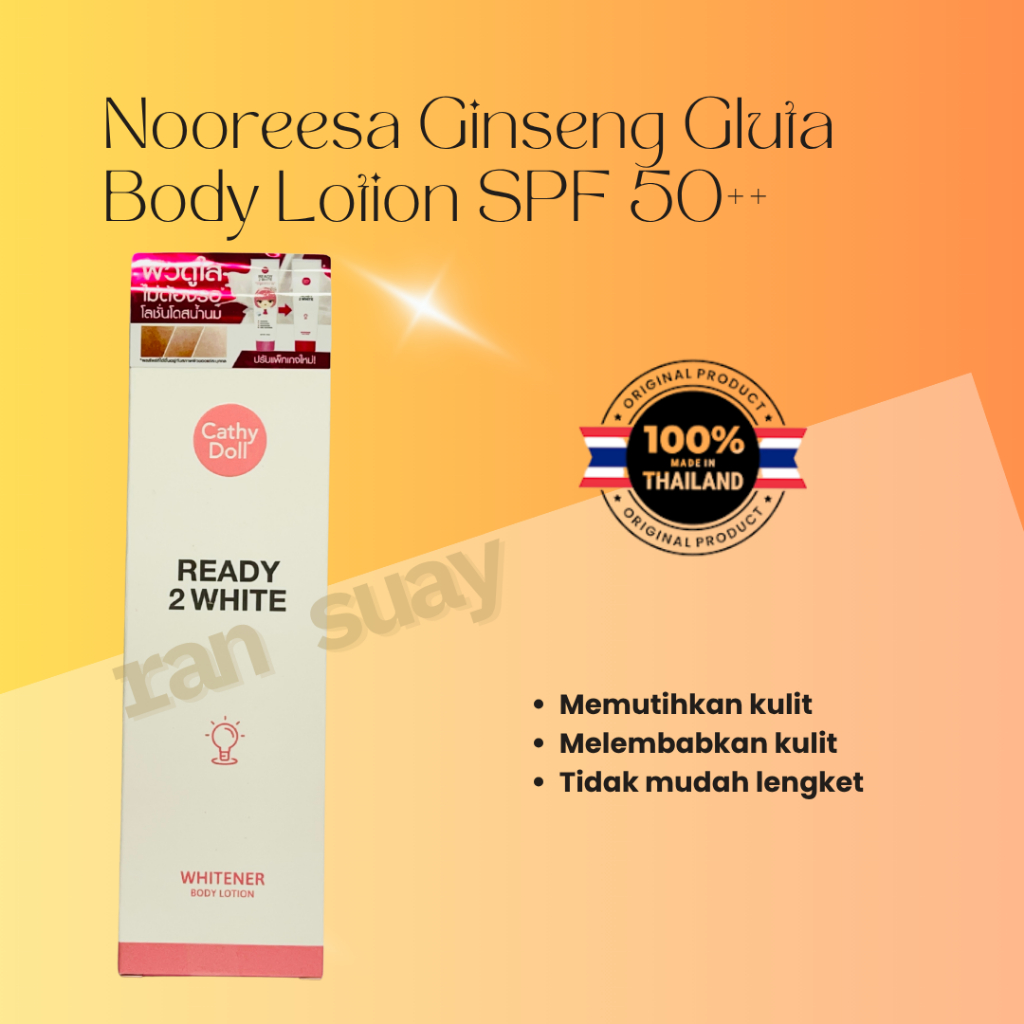 CATHY DOLL READY 2 WHITE BOOSTING CREAM ORIGINAL THAILAND / KRIM PEMUTIH WAJAH