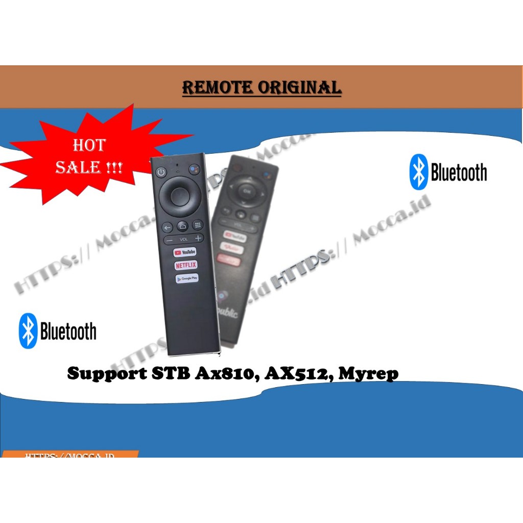Remote Tv Box Ax512, Myrep, Ax810, AT01 Original