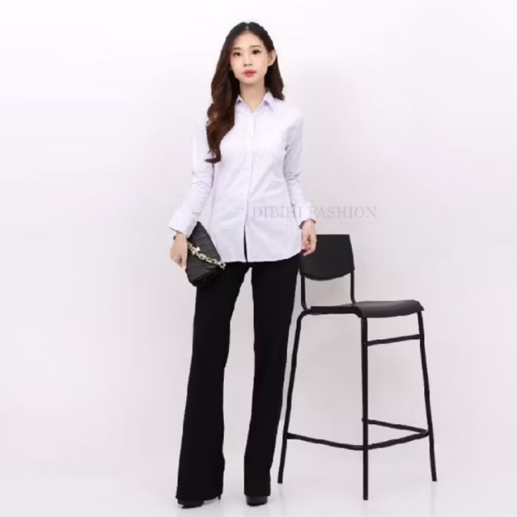 KEMEJA PUTIH POLOS CEWEK,KEMEJA PUTIH BERSIH KANTOR,KEMEJA POLOS WANITA
