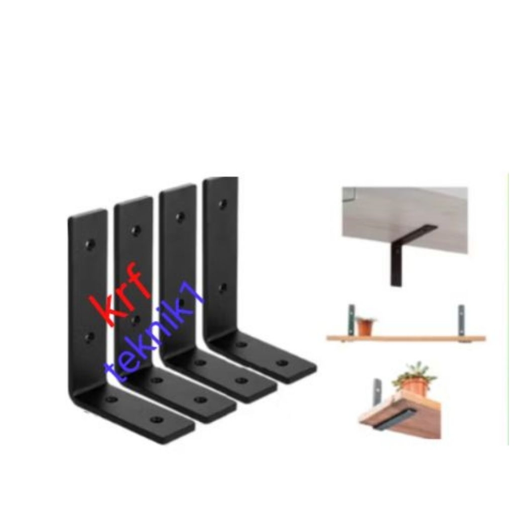 rak siku papan ambalan rak gantung tempel dinding besi siku papan ambalan rak gantung dinding rak si