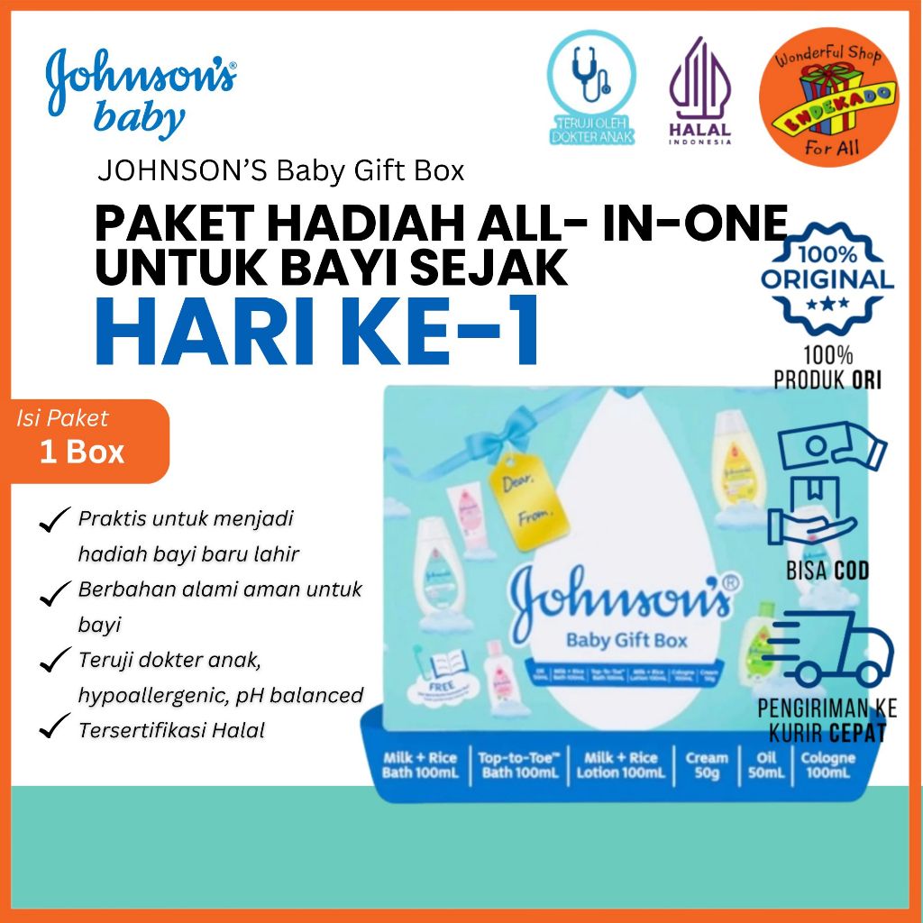 JOHNSON'S Starter Baby Gift Box | Johnson GIft Set