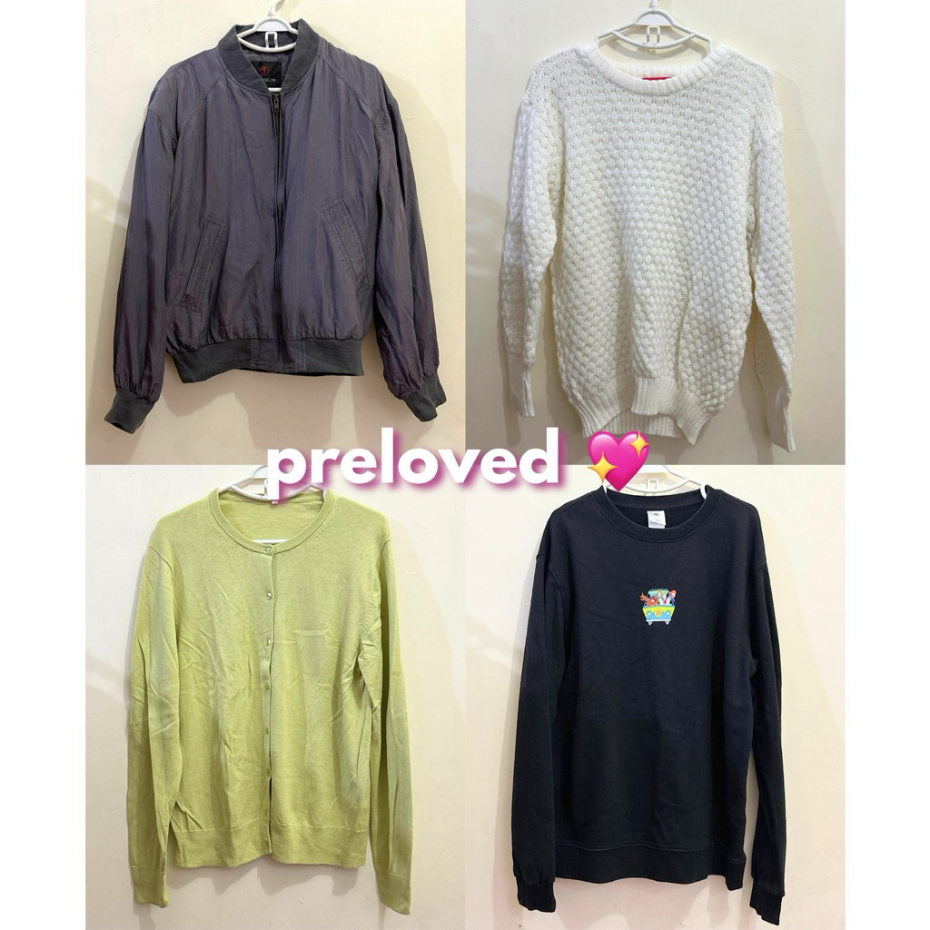 Preloved Outer Cardigan Jaket Sweater Crewneck