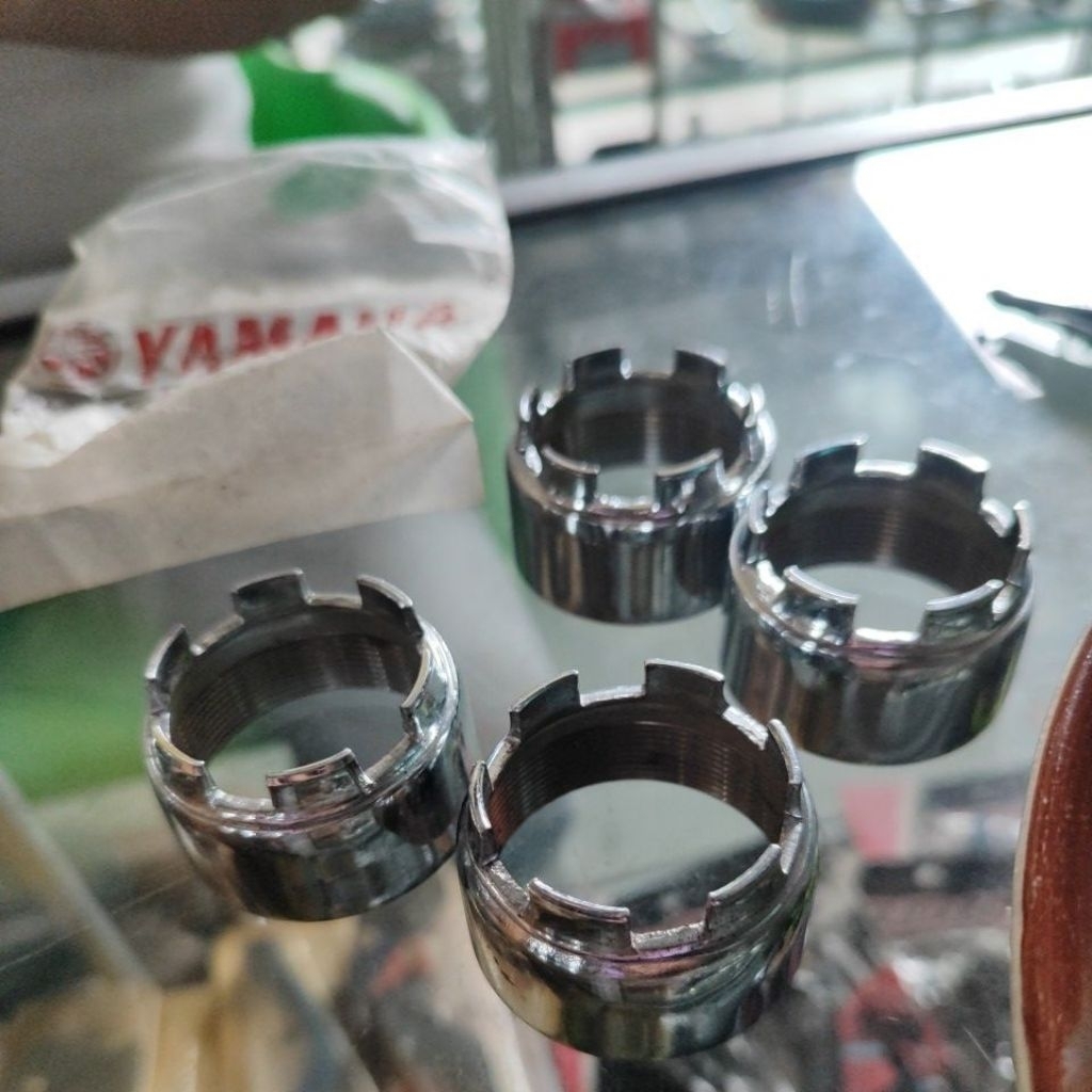 Ring Mur Sambungan Leher Knalpot Yamaha Alfa Alfa2R Champ Original