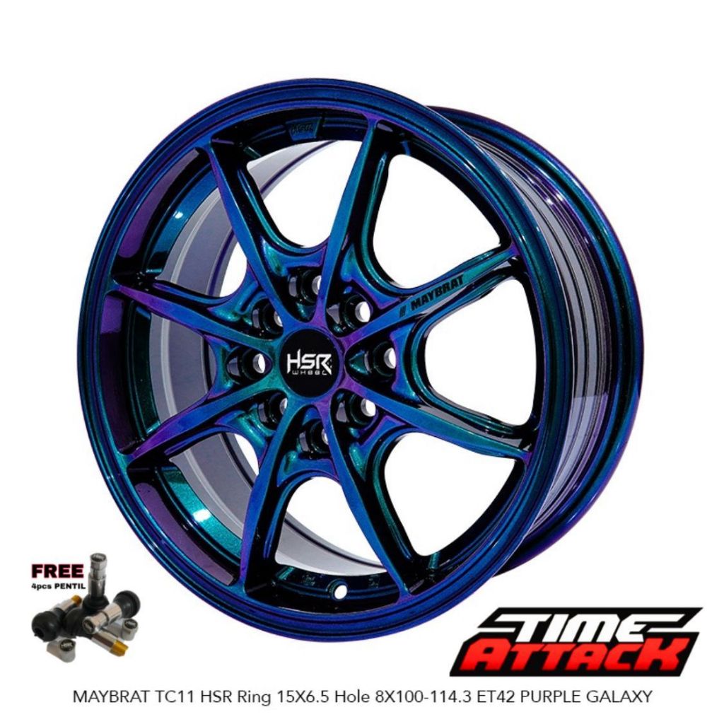 Velg Mobil Sigra Ring 15 HSR WHEEL Tipe Maybrat Velg Hsr R15
