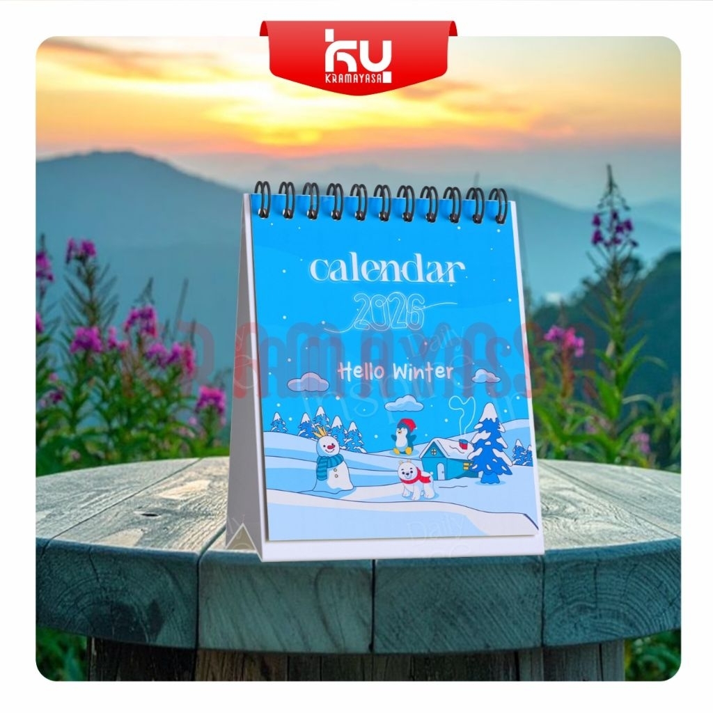 BEST SELLER KALENDER MEJA MINI 2026 CALENDAR 2026 KALENDER KANTOR KALENDER AESTHETIC CALENDAR 2026‎
