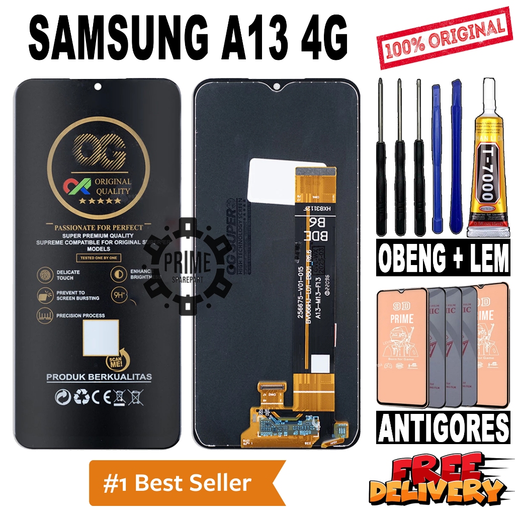 LCD SAMSUNG A13 4G ORIGINAL OEM LCD TOUCHSCREEN SAMSUNG A13 4G FULLSET