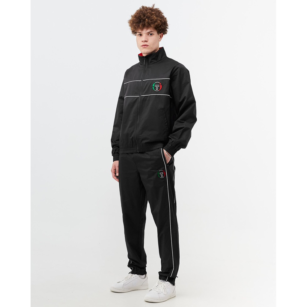 Sergio Tacchini Infinta Tracktop Jacket In Black