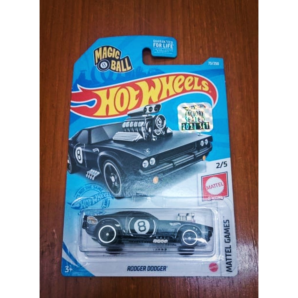 Hot Wheels Super Treasure Hunt Rodger Dodger Magic 8 Ball Factory Sealed 2021