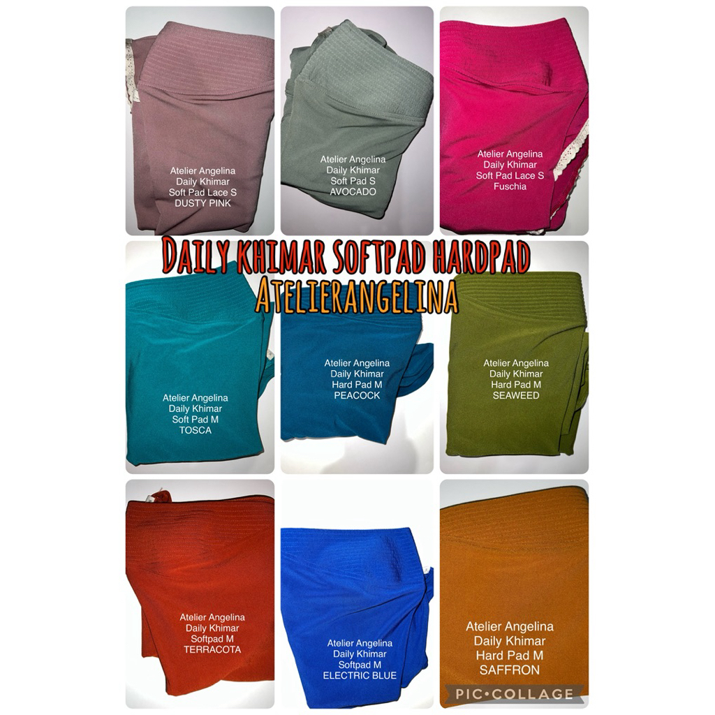 PRELOVED DAILY KHIMAR NON LACE / WITH LACE size S M AA ATELIER ANGELINA