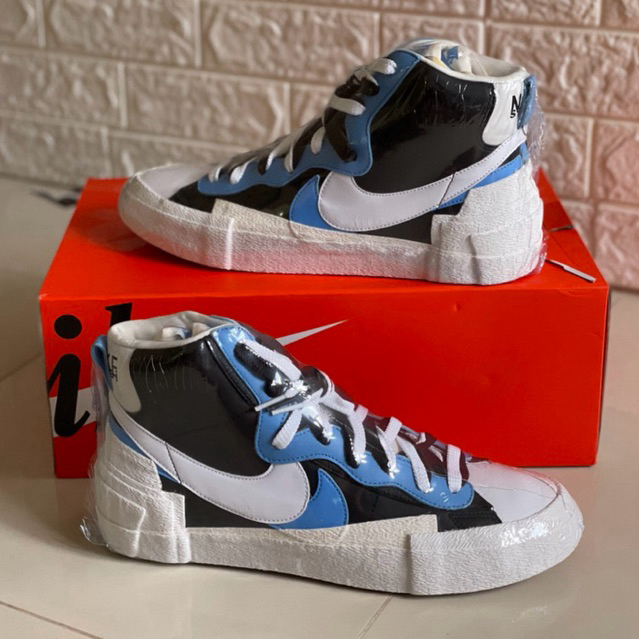 Nike Blazer Mid x Sacai White Legend Blue (100% Authentic)