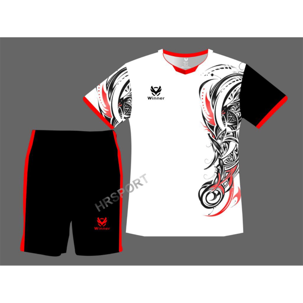 Baju olahraga anak/jersey bola anak cowok cewek set cepet kering outdoor sport stelan
