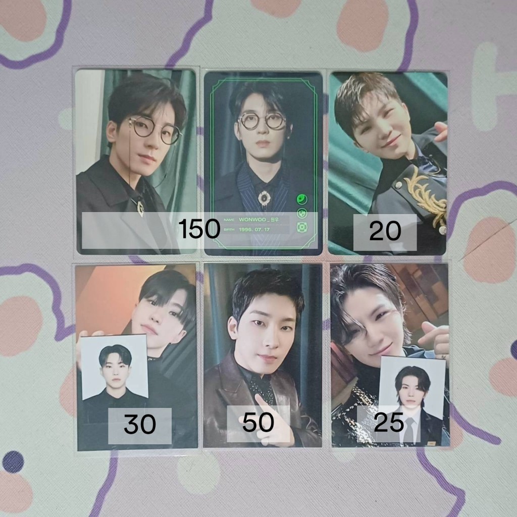 SEVENTEEN 7TH GAMEBOI 8TH MOONRISE HOTEL MEMBERSHIP PC HOSHI WONWOO WOOZI