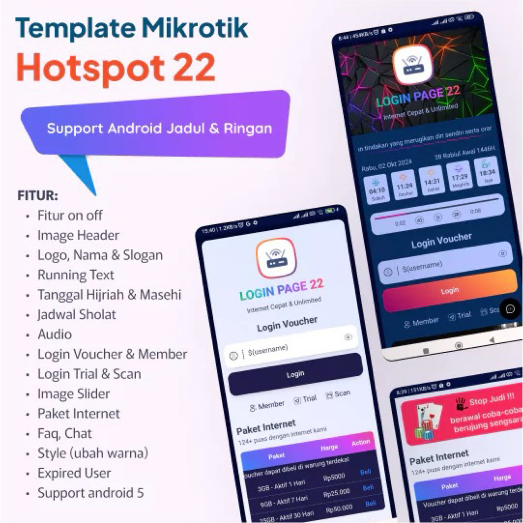 Template Login Page Hotspot Mikrotik 22