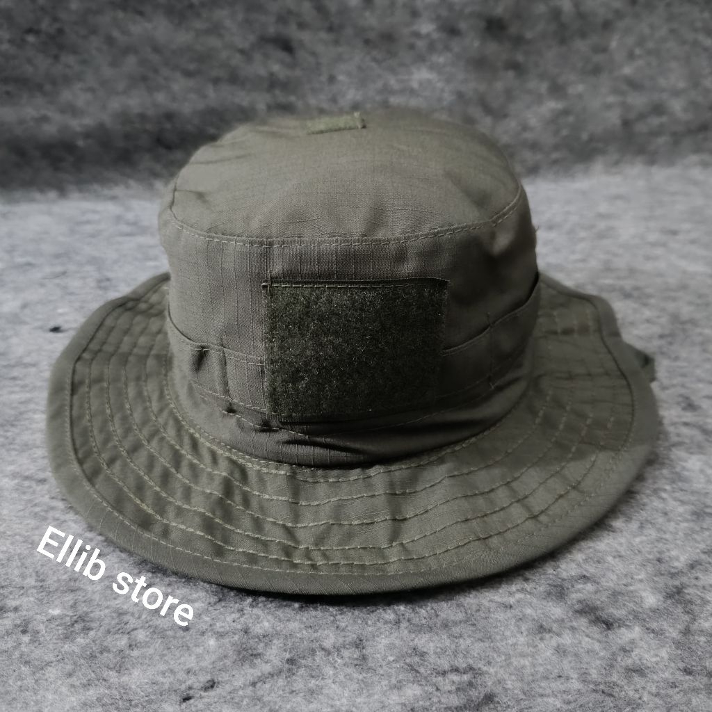 Topi Rimba Tactical Hijau Premium / Topi Rimba Molay Hijau / Topi Rimba Tactical