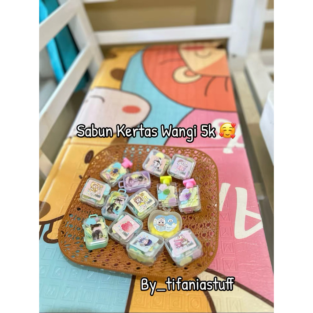 Sabun Kertas Wangi dan Murah