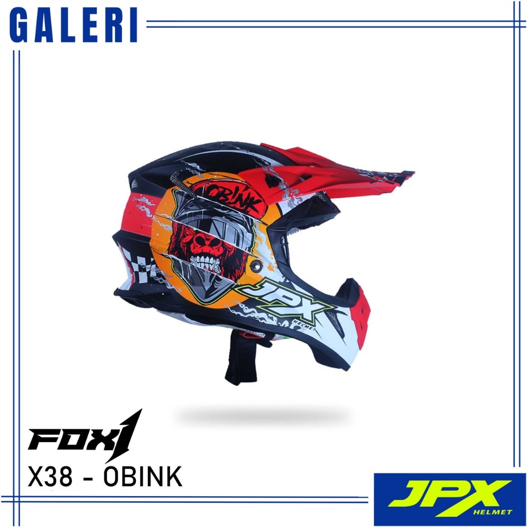 Helm JPX FOX1 X38 Obink Motocross Trail