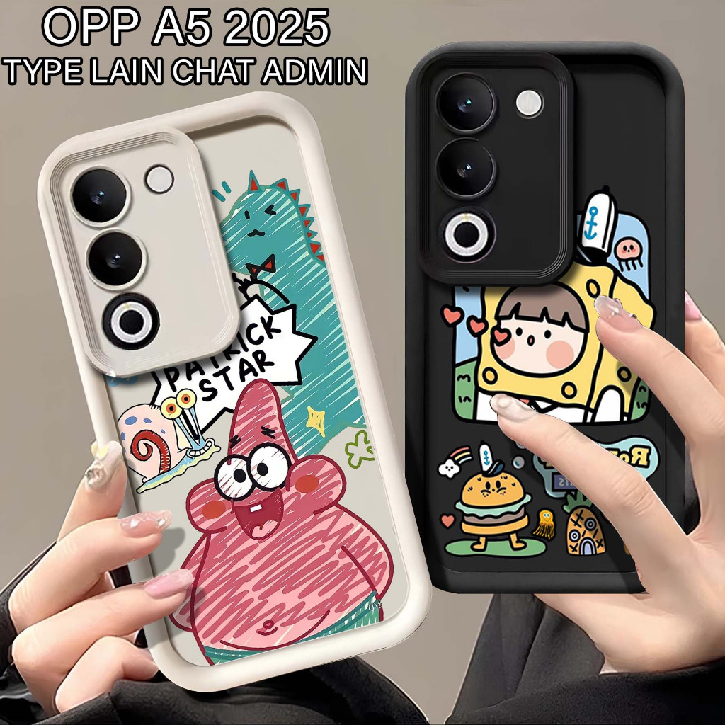 Softcase Rubber Timbul Oppo A5 2025 - Casing Oppo A5 2025 - Case Hp Oppo A5 2025 - Softcase Pro Came