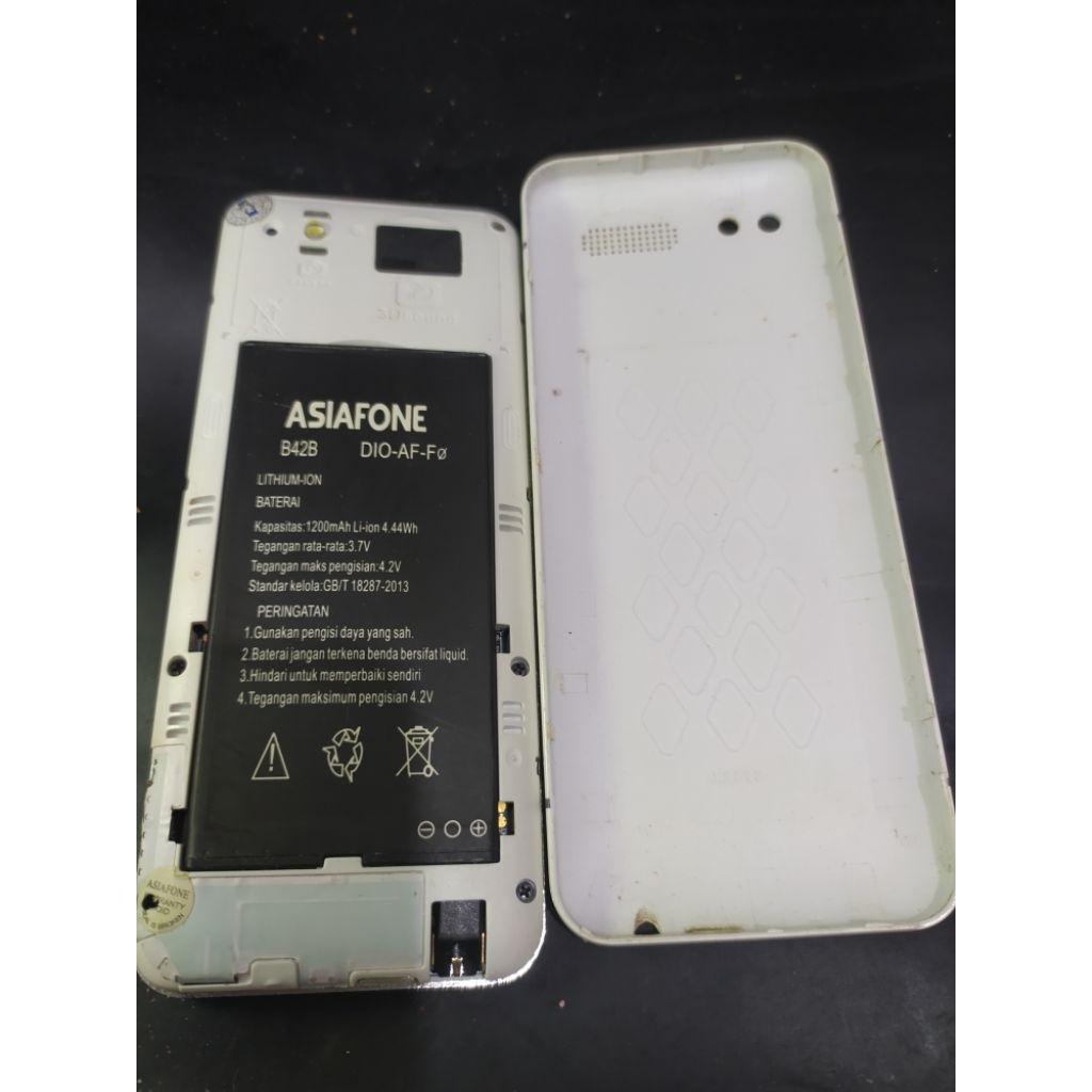 hp Asiafone AF60 kondisi mati buat bahan atau di perbaiki silahkan