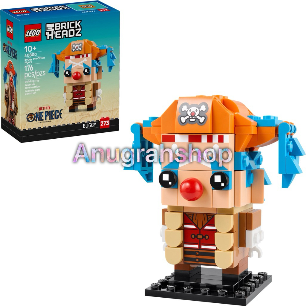 LEGO 40800 BRICKHEADZ 2025 Buggy the Clown Figure