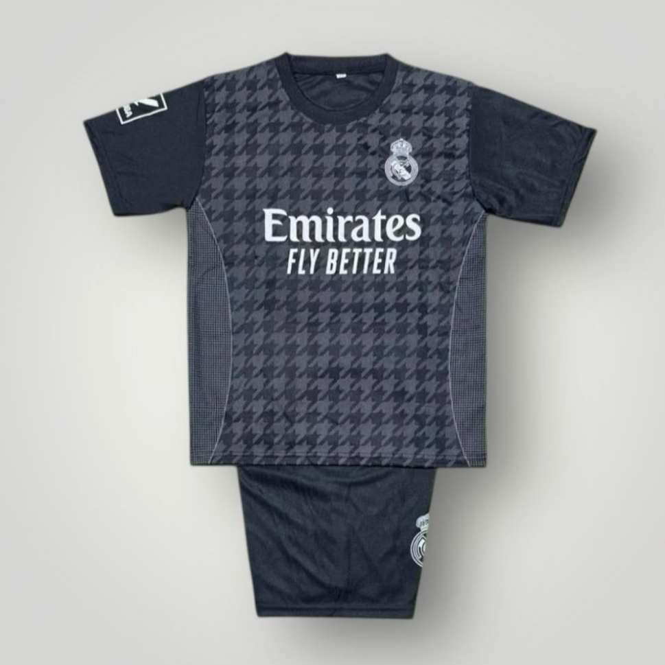 SETELAN BAJU BOLA ANAK LAKI LAKI REAL MADRID SETELAN JERSEY FUTSAL BOLA ANAK UMUR 3 - 15 TAHUN