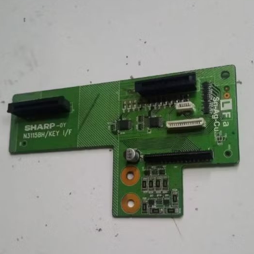 Board key / PWB tombol untuk mesin kasir Sharp XE-A207 dan XE-A177.