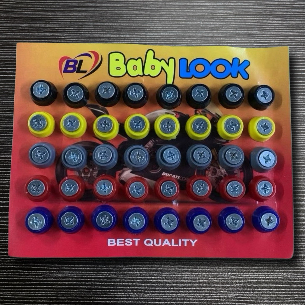 Baut Obeng Plat Nomor Baut 10 1 Papan isi 40 Pcs Baut Plat Nomor Plus Ring Satu Set isi 40 Pcs Ukura