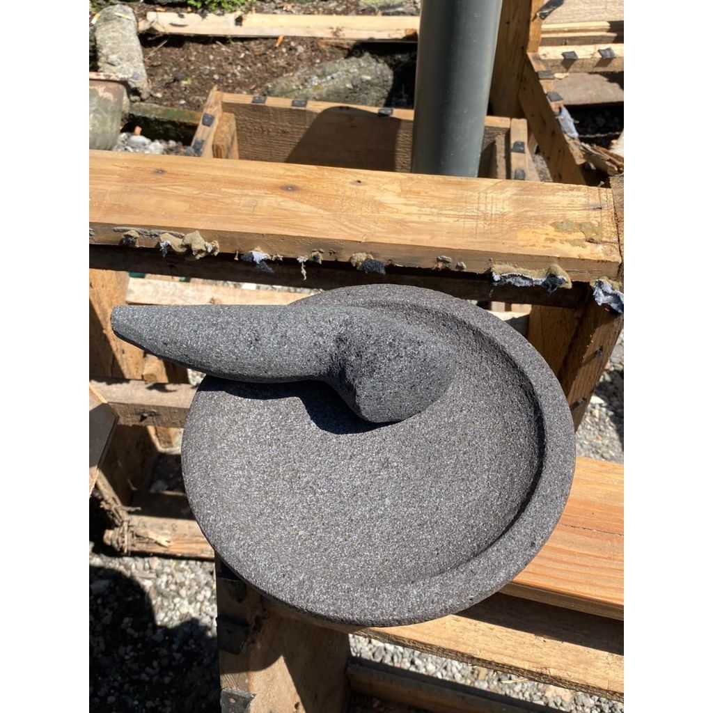 COBEK BATU ASLI MERAPI 25cm - 26cm