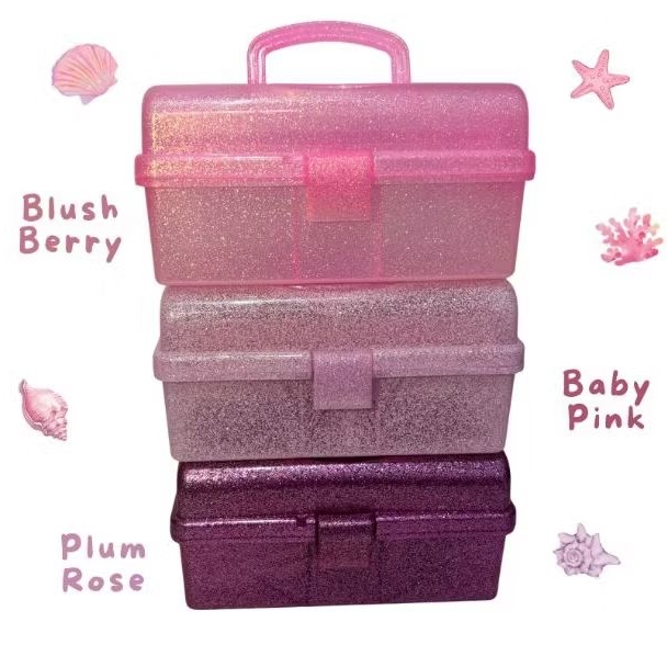 Glitter Toolbox Small [Free Extra Bubble Wrap + Kardus]