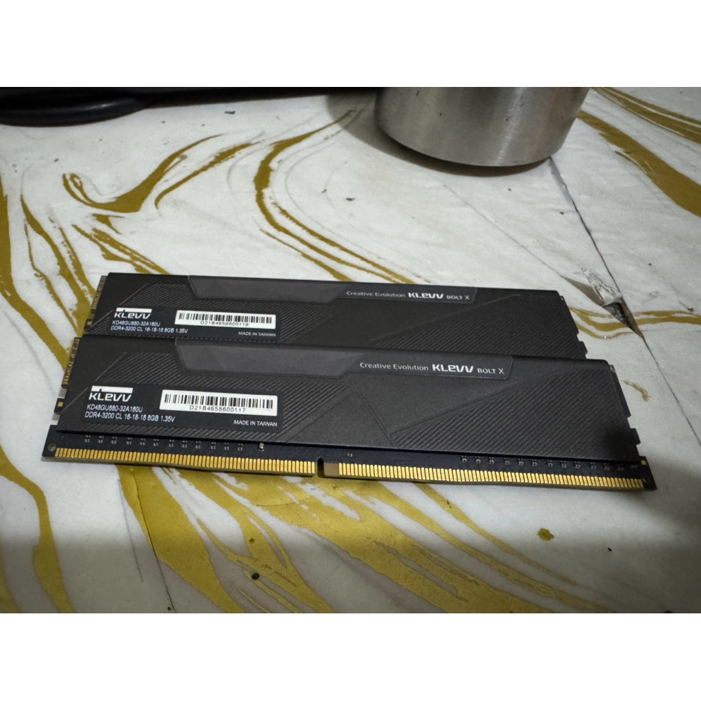 memory/ram klevv bolt x 16gb 2x8gb 3200mhz