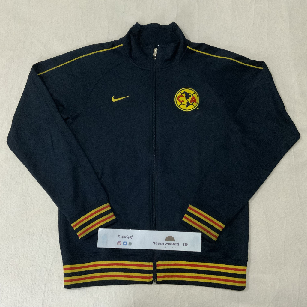 Jaket Bola Original Club America Nike Tracktop Anthem Presentation Training Jacket Rare