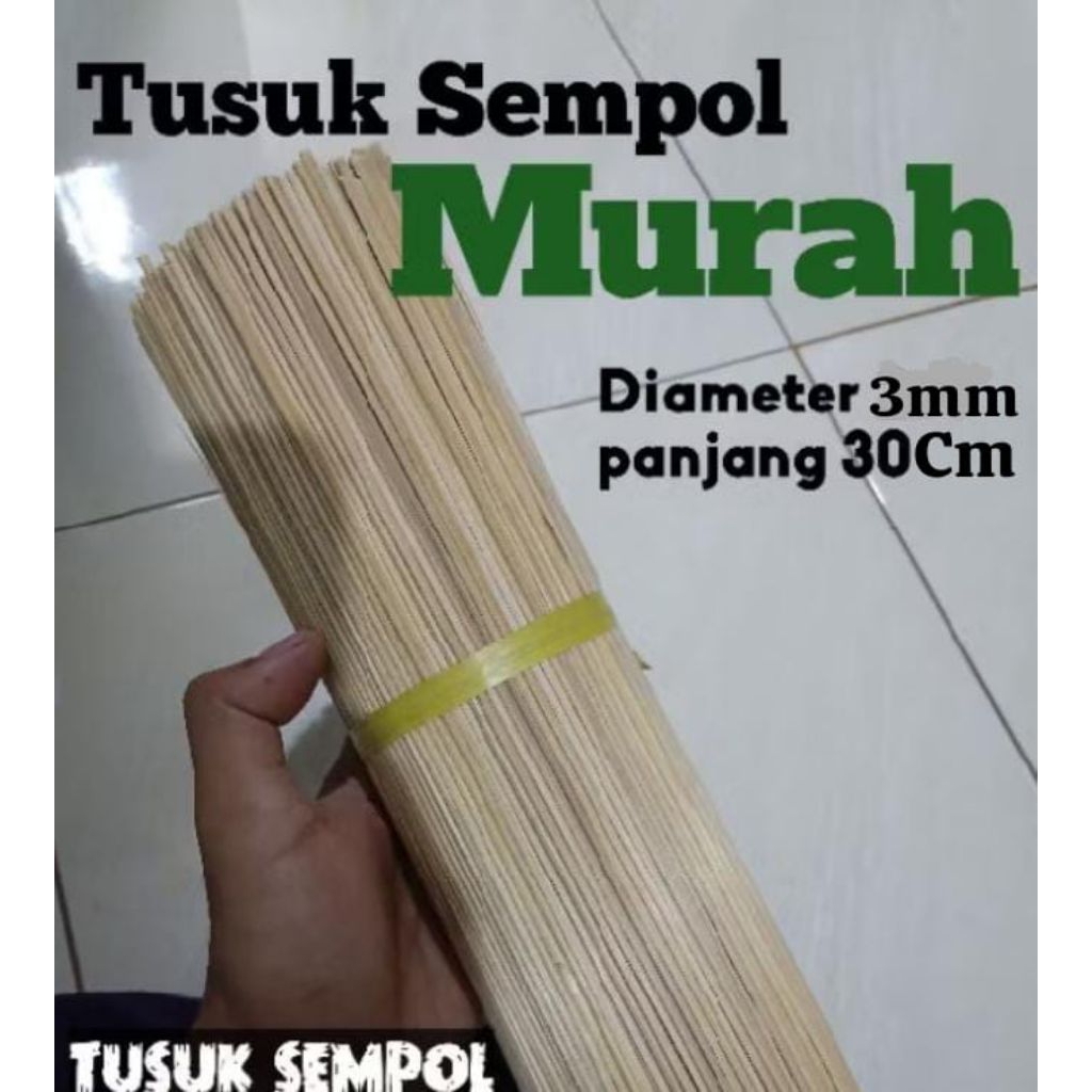 Tusuk Sempol, tusuk sate, tusuk papeda, tusuk buket, tusuk tumpul, tusuk runcing