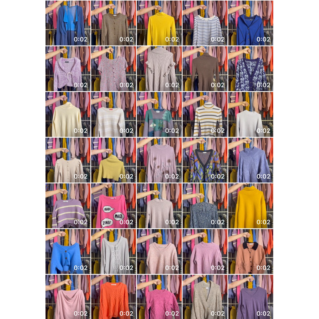 Sweater Cardigan 2 Lusin