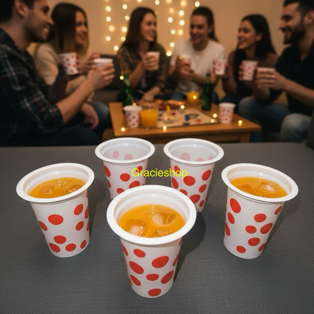 Gelas Plastik 200ml / Cup Plastik / Gelas Bola / Gelas Aqua