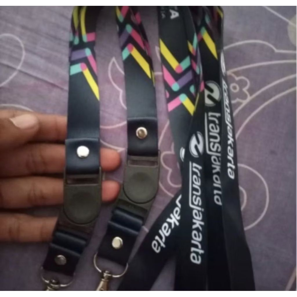 lanyard transjakarta trans jakarta tali id card ready stok satuan