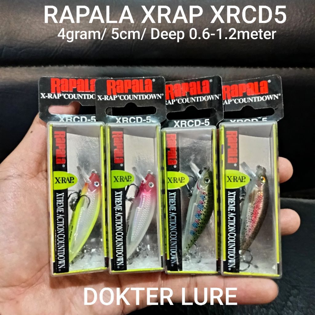 Umpan Minnow Rapala XRCD5 4gram 5cm Original