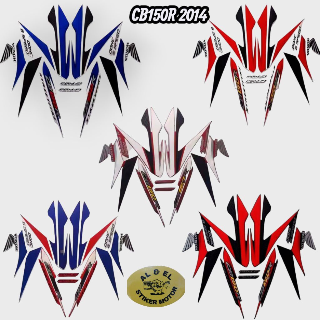 Stiker Striping Lis Body Motor Honda CB150R 2014
