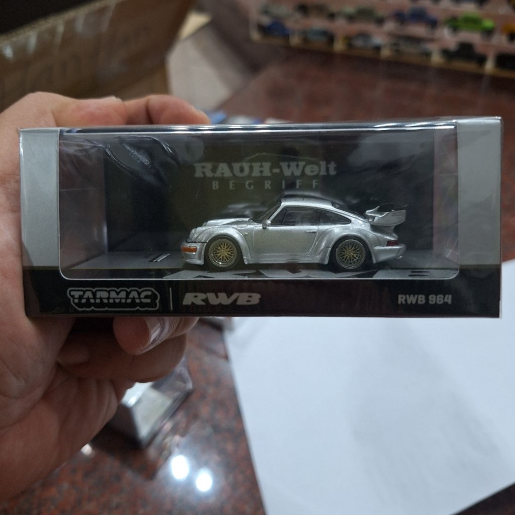 Tarmac Skala 64 Porsche RWB 964 Silver