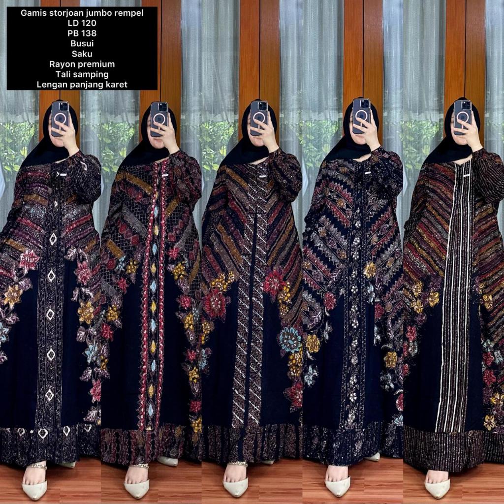 BATIK NIMASZAENA - GAMIS BATIK JUMBO LD120 - GAMIS | BATIK CAP | GAMIS BATIK | GAMIS BATIK JUMBO | G