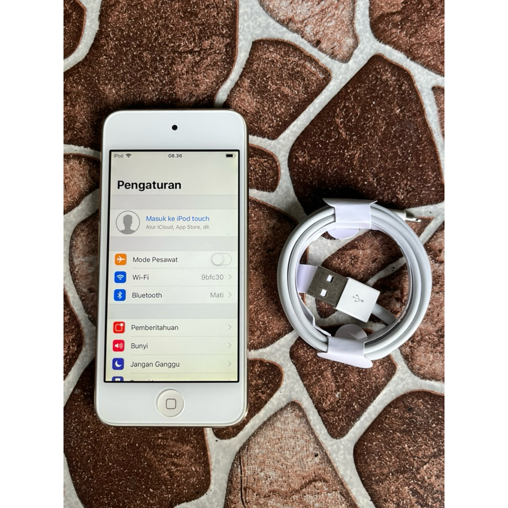 ipod touch 6 16gb gold second good kondisi
