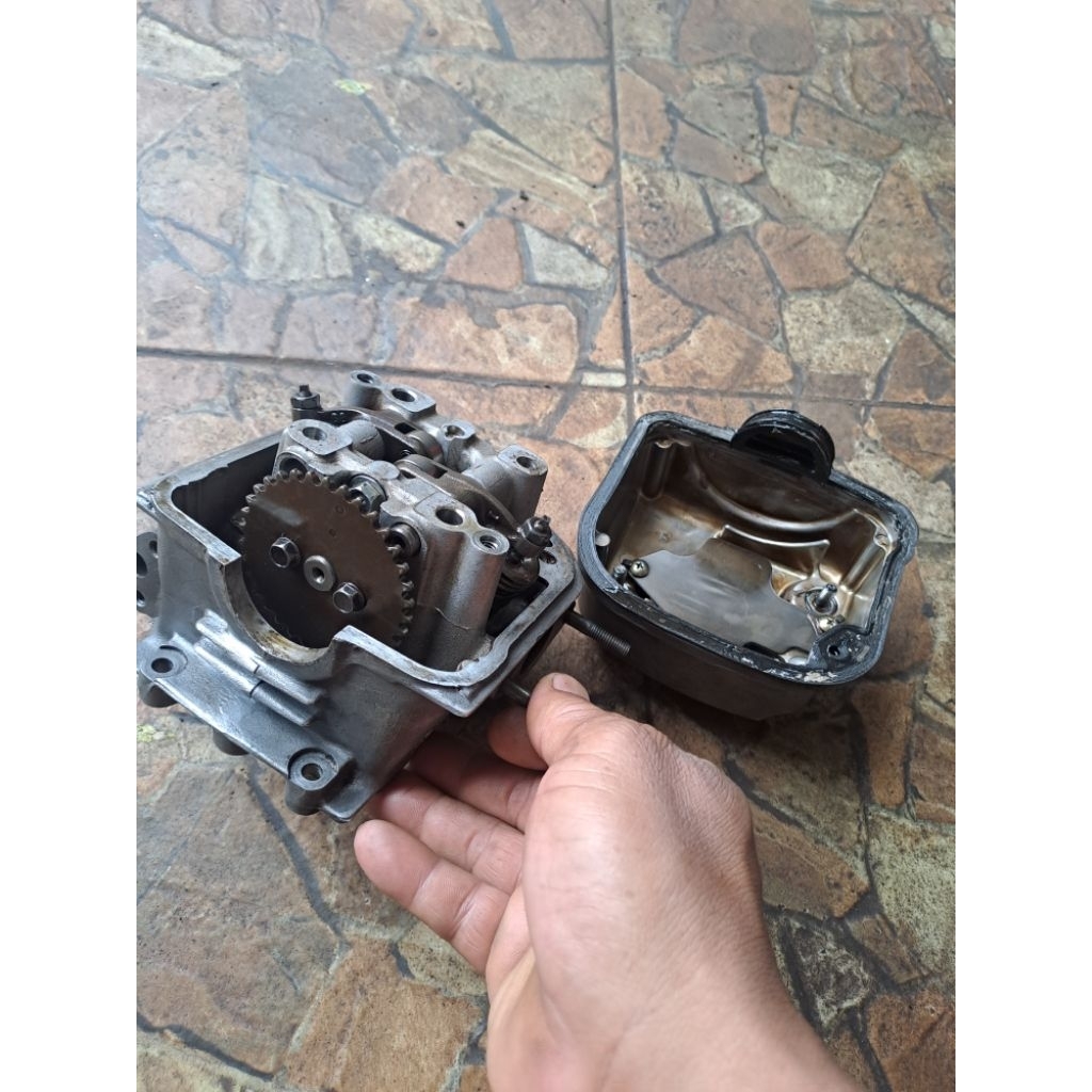 blok head blok busi beat karbu KVY scoopy karbu second original