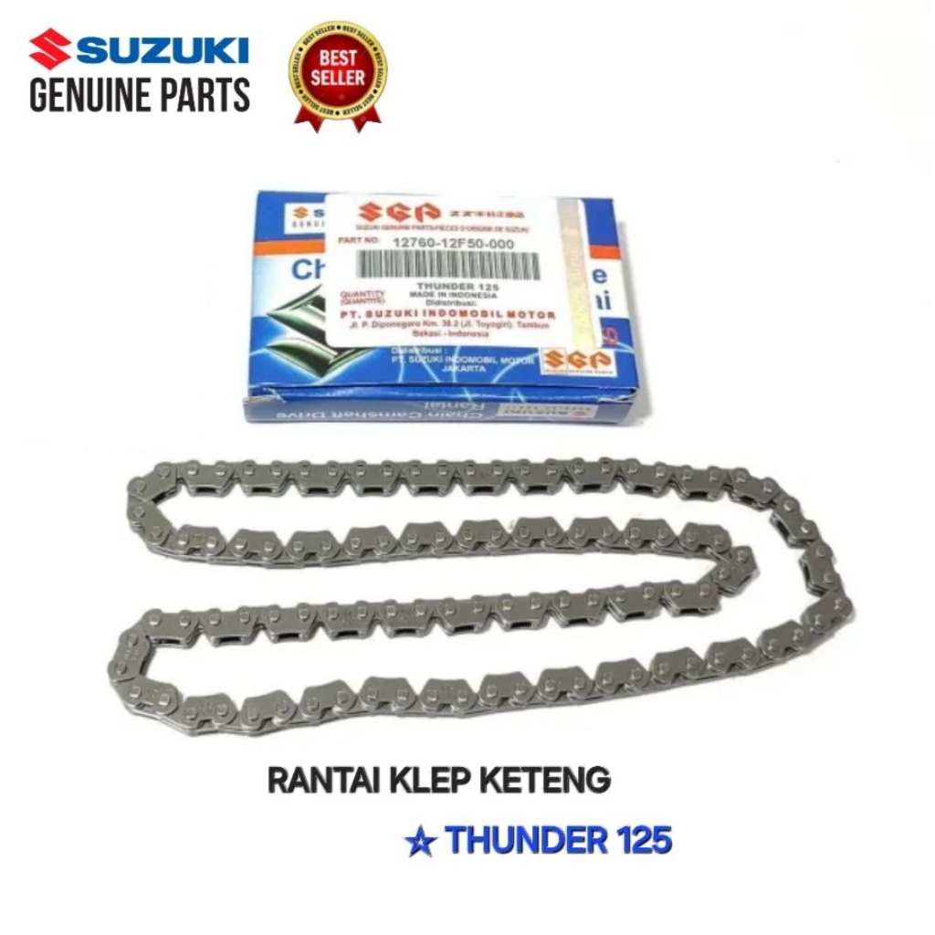 RANTAI KLEP RANTAI KETENG THUNDER 125 ORIGINAL SGP SUZUKI